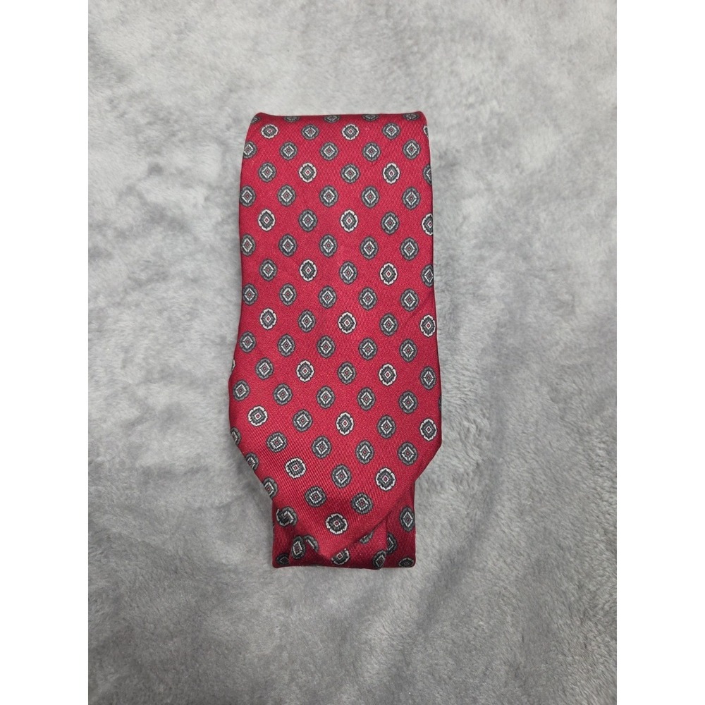 Vintage Givenchy Gentleman Paris Silk Foulard‎ Neck Tie Red 3" Skinny Tie